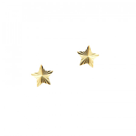 Boucles d'oreilles étoile mini Or 375 °°° 