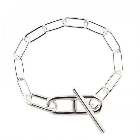 Bracelet Argent OTO Ch_rectangle 1,20 - OVAL2/MARINE 19cm