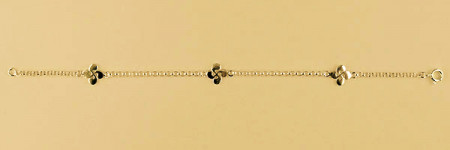 Bracelet Plaqué Or ROL 35/3 CB PLATE 3          