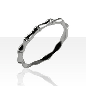 Anneau Argent BAMBOU 2mm