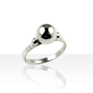 Bague Argent BOULE 8                              