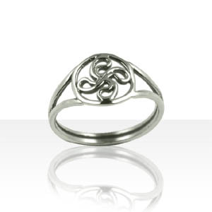 BAGUE CROIX BASQUE Bague Argent CROIX BASQUE FIL ENTOURAGE PM BIJOUX BASQUES MADILAR