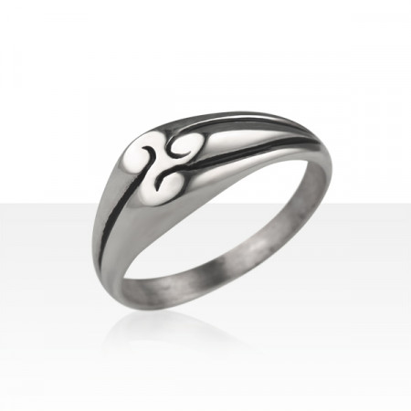 Bague Argent JONC MASSIVE PM TRISKELL             