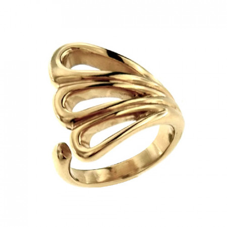 Bague Plaqué Or PALMY TRI
