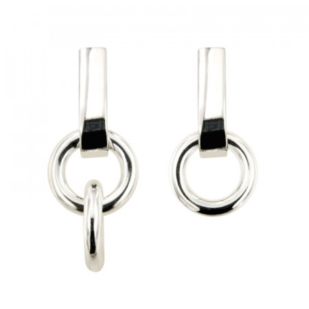 B.O. Argent PHI_PLAT Asymétrique double