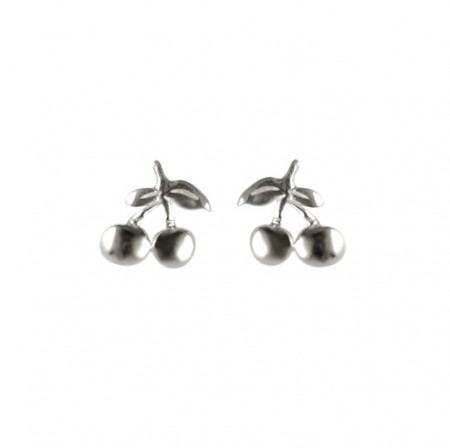 Boucles d'oreilles CERISES mini Argent 