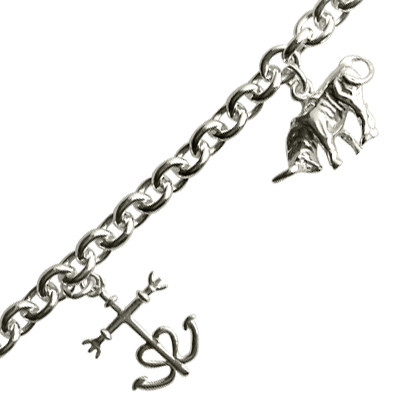 Bracelet Argent 3 BREL CAMARGUE GM                