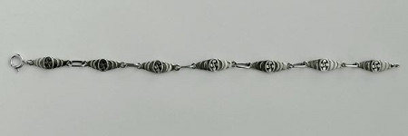 Bracelet Argent Croix BASQUES APPLIQUES           