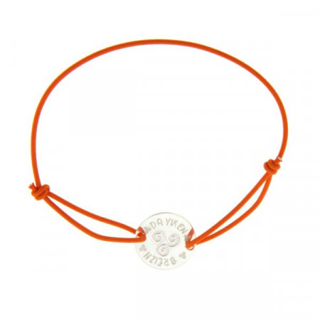 Bracelet Argent EDER Médaille LASTIC Triskell