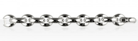 Bracelet Argent MAILLE OV MASSIF                  