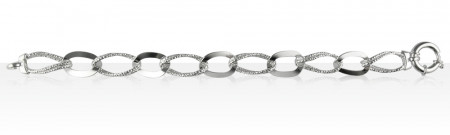 Bracelet Argent OVALE DIAMANTE/UNI 1-1          