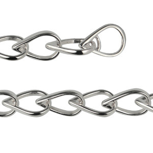 Bracelet Argent  "SALSA 20" POIRE fermoir barrette       