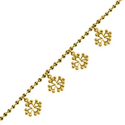 Bracelet CROIX OCCITANE Plaqué Or 5 BRELOQUES PM        