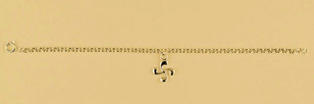 Bracelet Plaqué Or Breloque CB 18 CM            