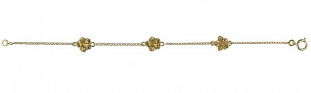 Bracelet Plaqué Or 3 HIBISCUS PM                