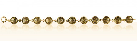 Bracelet Plaqué Or TRISKELL ROND PERLE PM       
