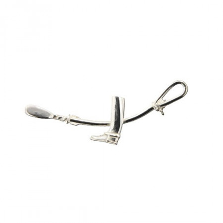 Broche Argent CRAVACHE-BOTTE                      