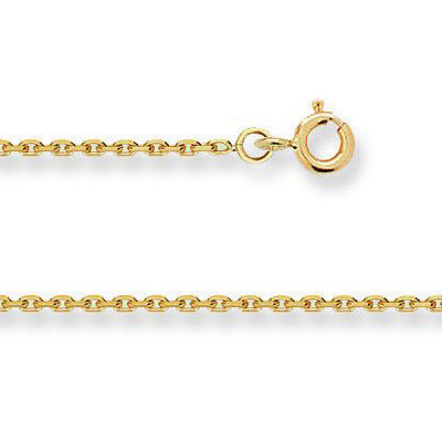 Chaine FORCAT Or 375°°° Diamantée 1,4MM - 45cm