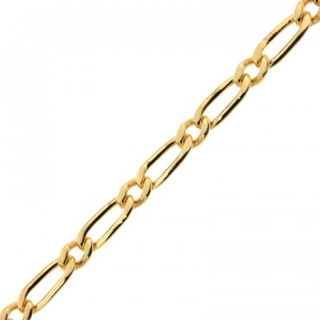 Chaine Plaqué Or Alternée 120 -1/1 - 50cm