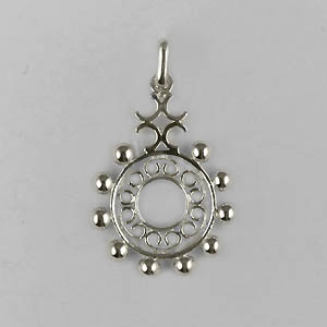 Chapelet Argent GRILLE OUVERTE                    
