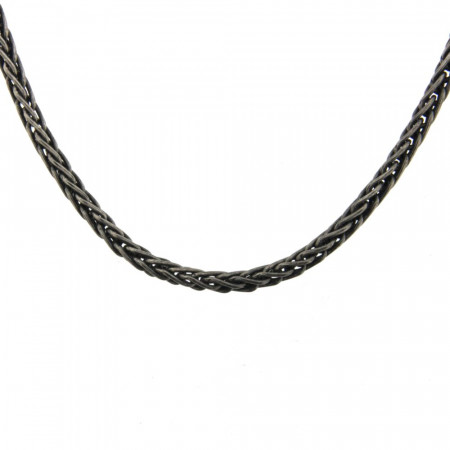 Collier Argent GRAPHIT Palmier 50cm