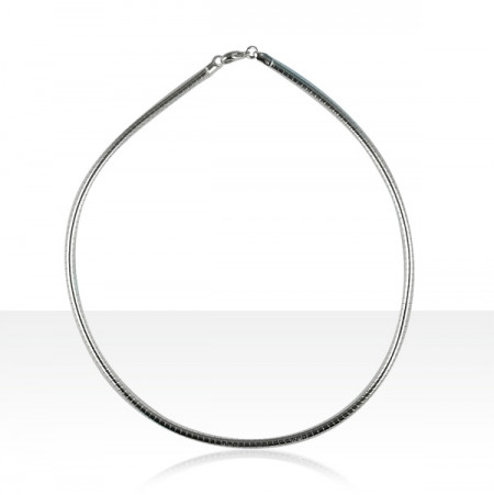 Collier Argent OMEGA 35                           