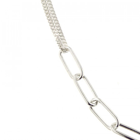 Collier Argent OTO Ch_rectangle 1,50-GL60 - 42cm