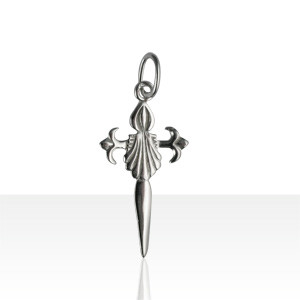 Croix Argent ST JACQUES DE COMPOSTELLE            