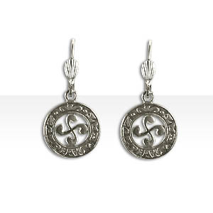 Dormeuses Argent Médaille ZAZPIAK BAT             