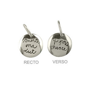 Médaille Argent "GRAFFITI" PM SUERTE ONA DUT    