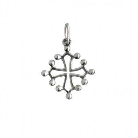 Pendentif Argent CROIX OCCITANE MM                     