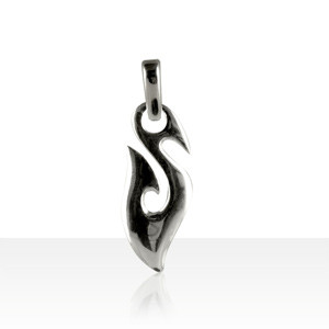 Pendentif Argent HAMECON MAORI                    