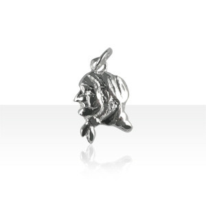 Pendentif Argent TETE BASQUAISE                        
