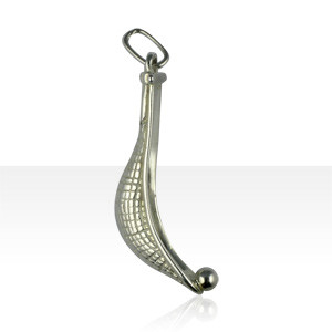 Pendentif CHISTERA Argent GRAVEE GM PELOTE                  