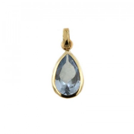 Pendentif  Or 375°°° GOUTTE - OZ- Aqua
