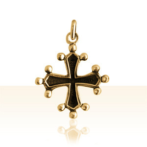 Pendentif Plaqué Or CROIX OCCITANE EVIDEE 4          