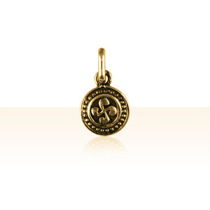 Pendentif Plaqué Or ROND PERLE CB MM                 