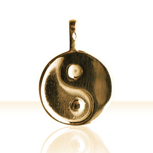 Pendentif Plaqué Or YING YANG GM 13                       
