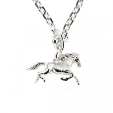 Porte-clés Argent CHEVAL                         