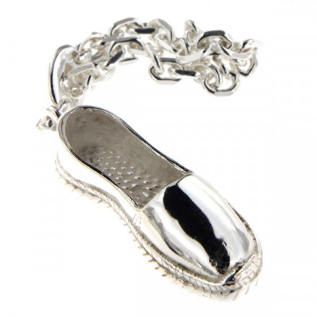 Porte-clés Argent ESPADRILLE                     