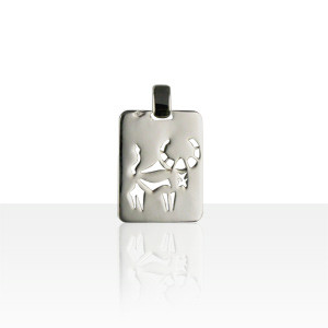 Zodiaque Argent GM TAUREAU                        