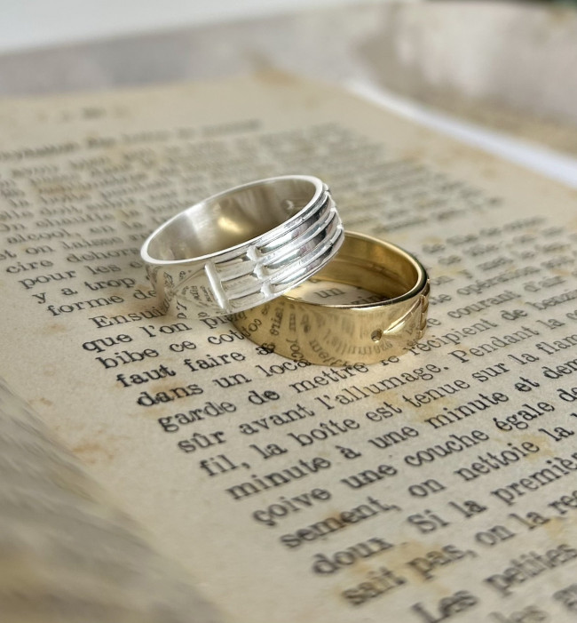 Bague Argent RE Bague de Carter BIJOUX ESOTERIQUES MADILAR