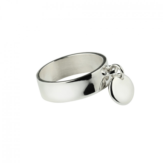 Mini bague medaille Argent massif 5mm Bague pampille