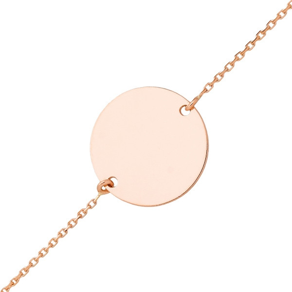 Gourmette bébé Or rose 18 carats Gourmette bébé en Or 18 Carats