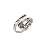 Bague Argent PALMY serpent - Oxyde