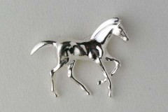Broche Argent CHEVAL PARADE                       
