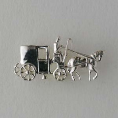 Pin's Argent CALECHE ATTELEE