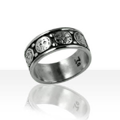 Alliance Argent MOTIFS RONDS                      
