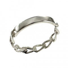 Bague Chaîne façon gourmette Identité