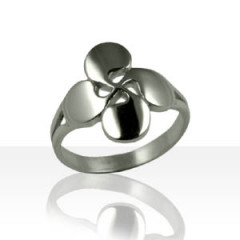 Bague Argent CROIX BASQUE PLATE 4                 